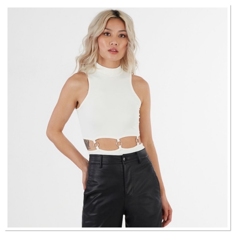True Religion Women’s Cut Out Bodysuit Size L
